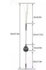 Solar Panelli Havai Fişek 150 LED Işık - Bahçe Aydınlatma 2'li Set Fiyatı, Yorumları ve Özellikleri
