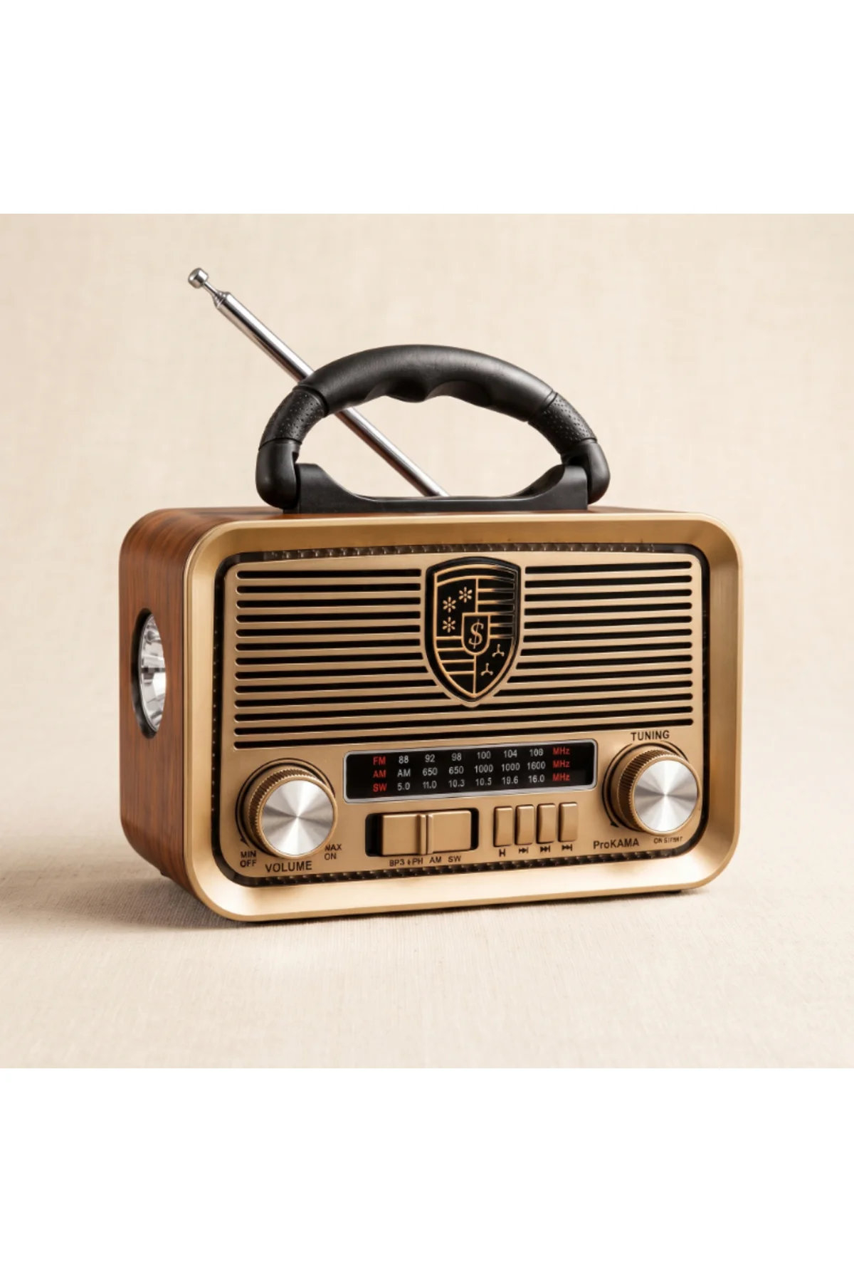 Solar Panelli LED Fenerli FM Radyo - Nostaljik Tasarım - Şarjlı - Bluetooth Özellikli Solar Panelli LED Fenerli FM Radyo - Nostaljik Tasarım - Şarjlı - Bluetooth Özellikli