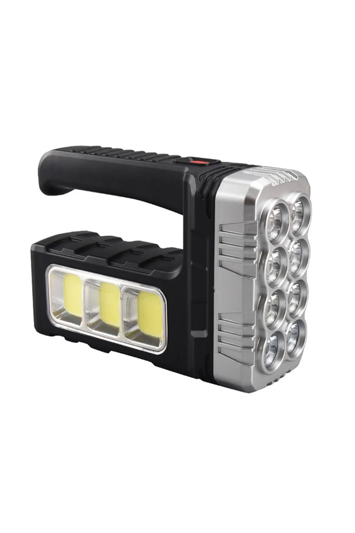 SOLAR PANELLİ LEDLİ FENER WATTON WT-614 Siyah