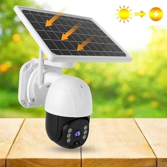 Solar Panelli Su Geçirmez Gece Görüş Destekli Wifi Bağlantılı Güv