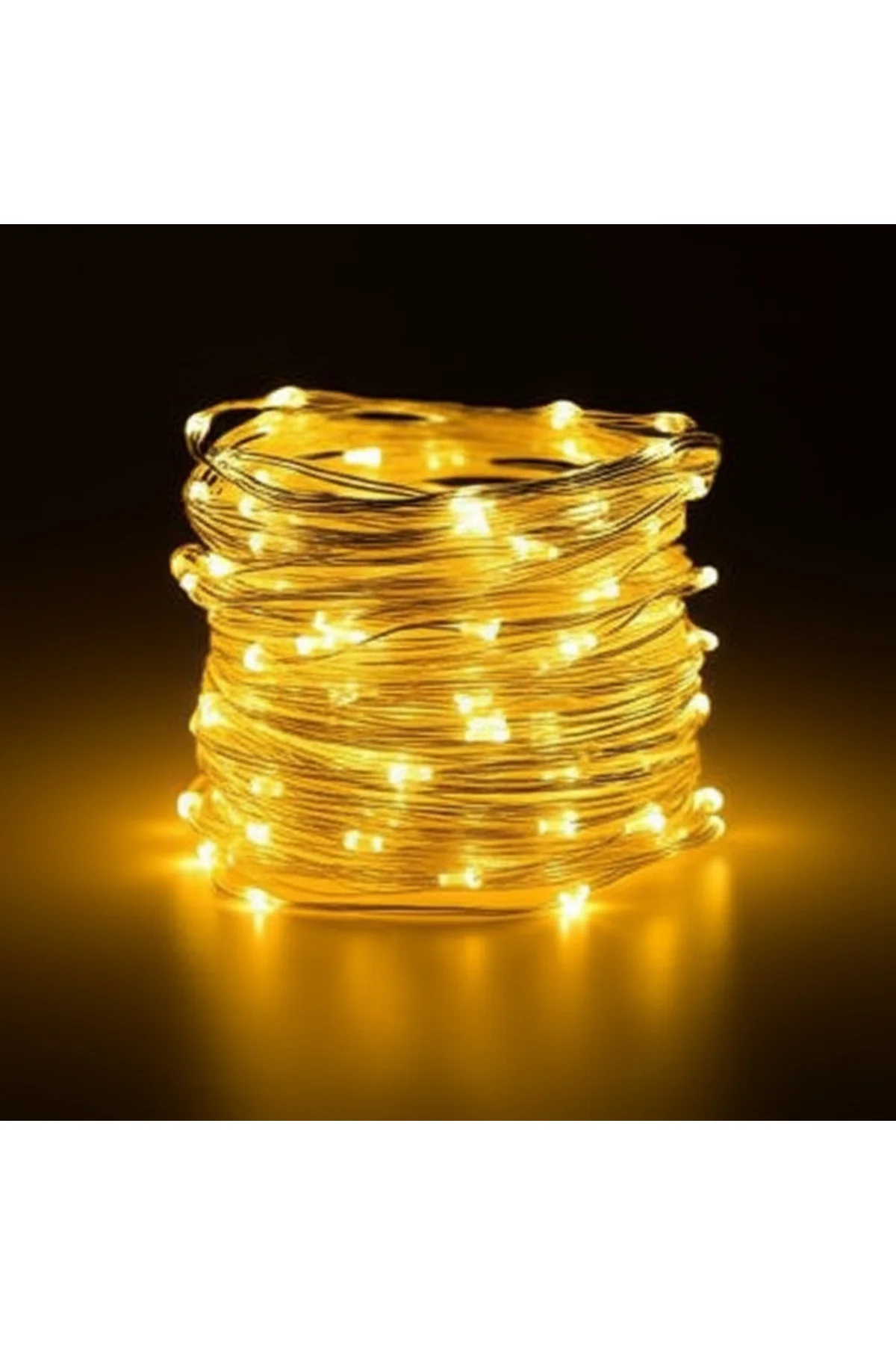 Solar Peri LED Işık 20 Metre 200 LED Gün Işığı 8 Fonksiyonlu Su G