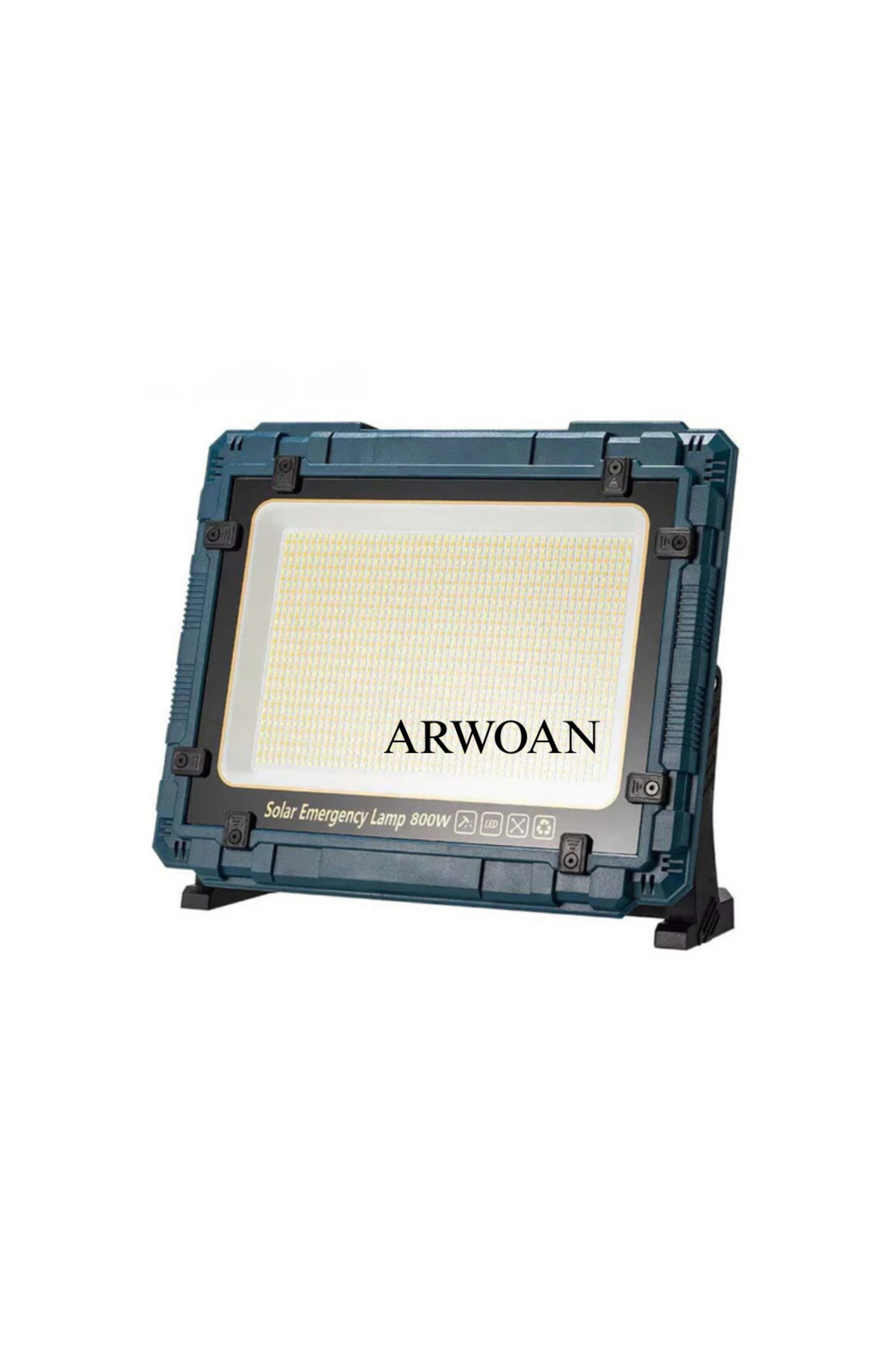 Solar Şarjlı 200W LED Acil Durum Lambası Yüksek Aydınlatma Gücü