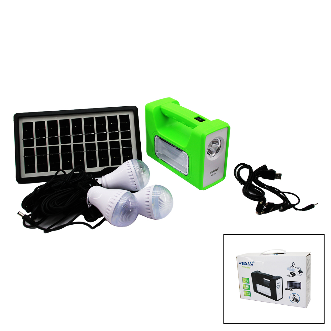 SOLAR SEYYAR PANELLİ - FİŞ ŞARJLI 2İN1 YATAY - DÜZ MODEL EL FENER