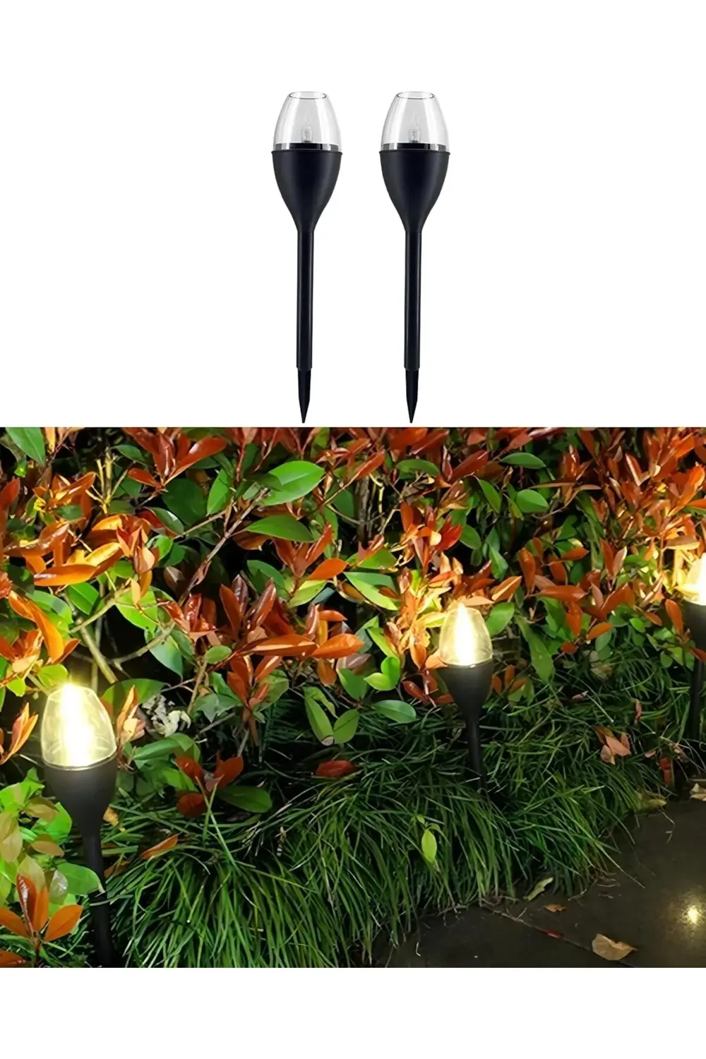 solar technology 2 Adet Güneş Enerjili, Titreyen Mum Efektli, Ayd