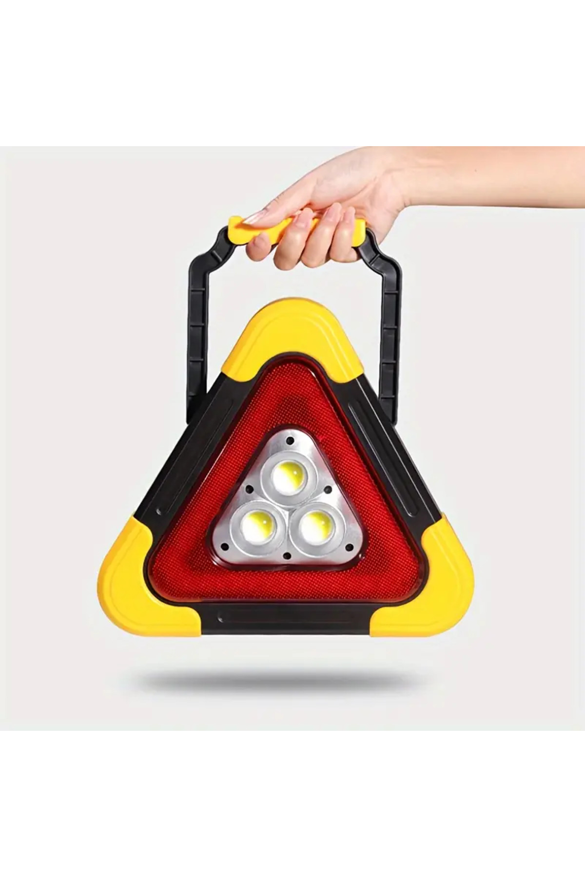 Solar Üçgen Reflektör Şarjlı Işık Powerbank Özellikli Katlanabili