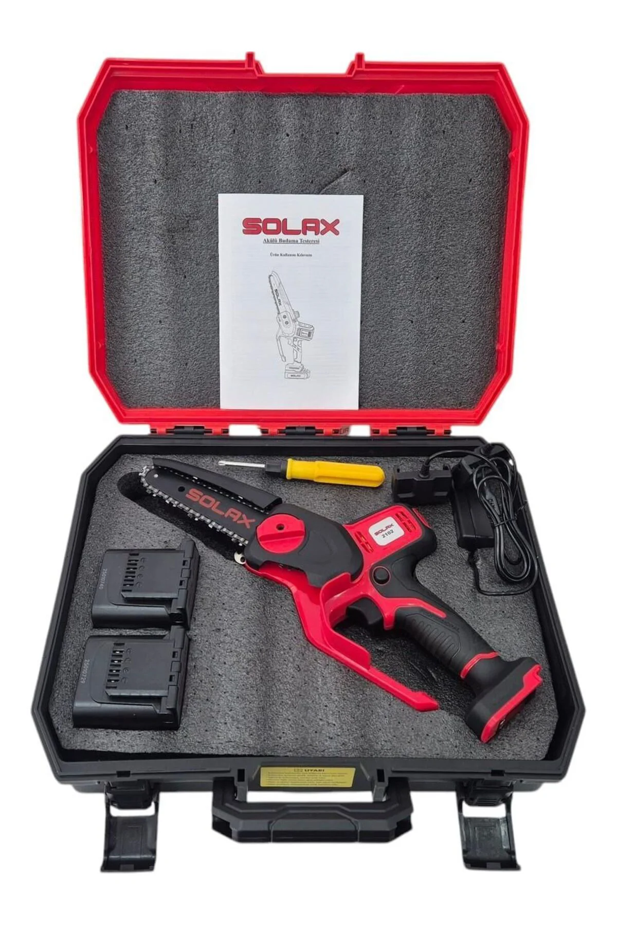 Solax 2102 Akülü Budama Testeresi 21 Volt 15 cm Pala