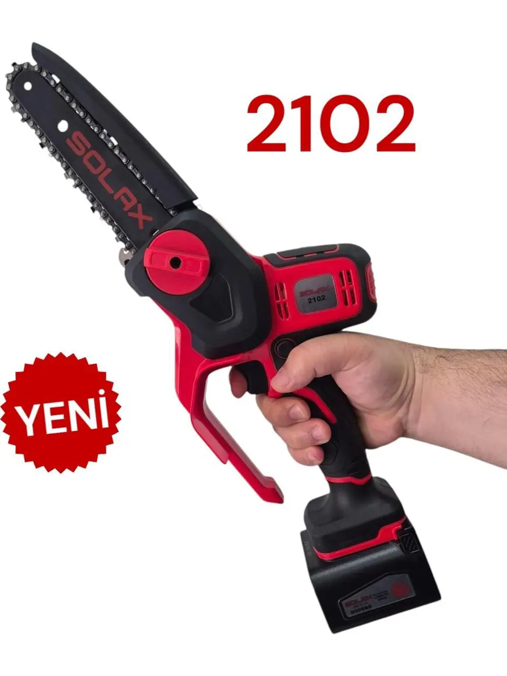 Solax 2102 Akülü Budama Testeresi 21 Volt 15 cm Pala Solax 2102 Akülü Budama Testeresi 21 Volt 15 cm Pala