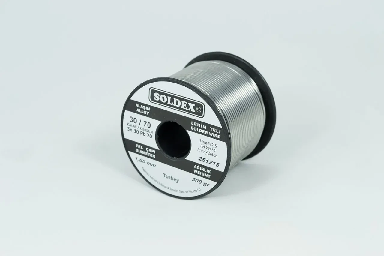 Soldex 30-70 Lehim Teli 500 Gr 1,6 Mm
