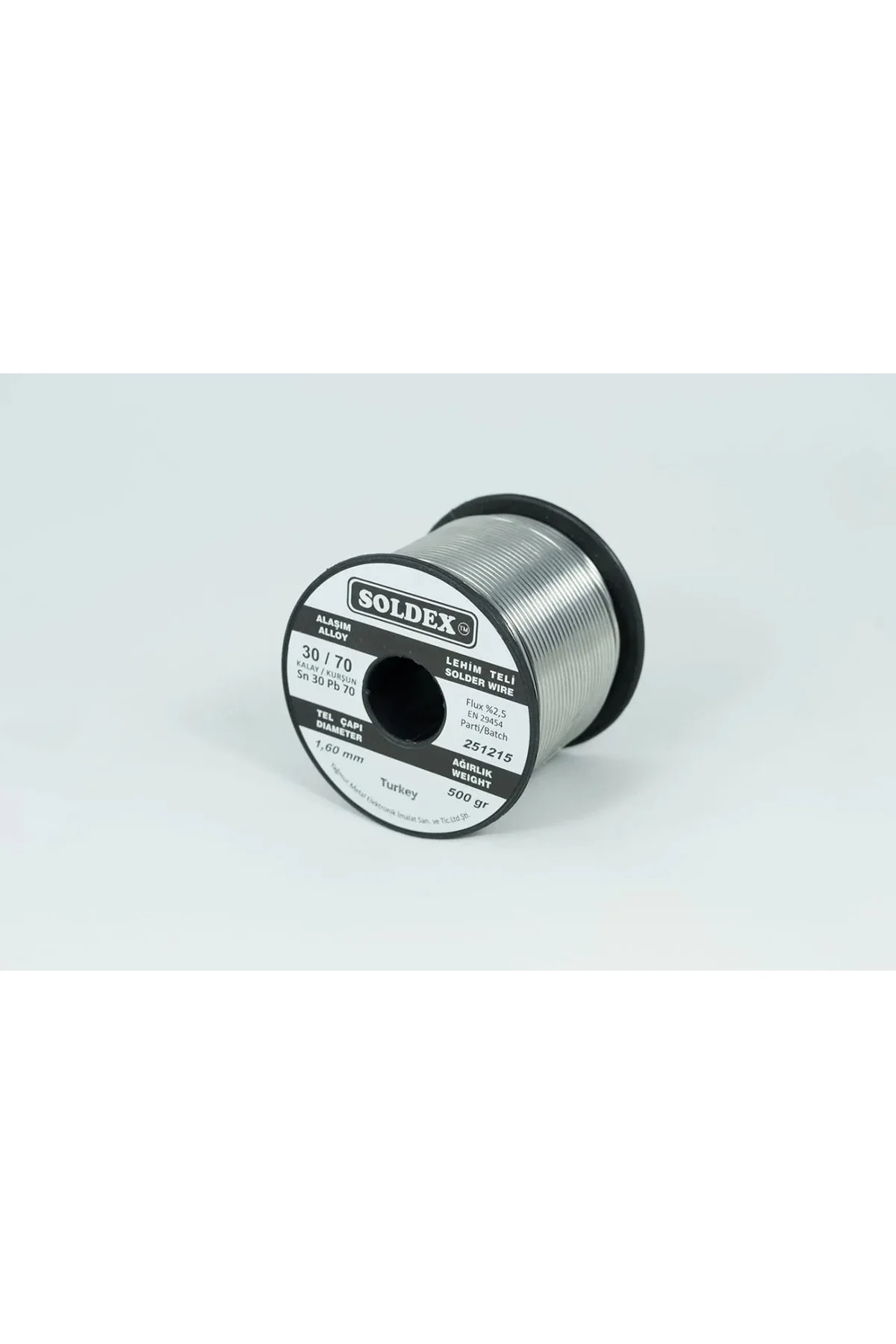 Soldex 30-70 Lehim Teli 500 Gr 1,6 mm