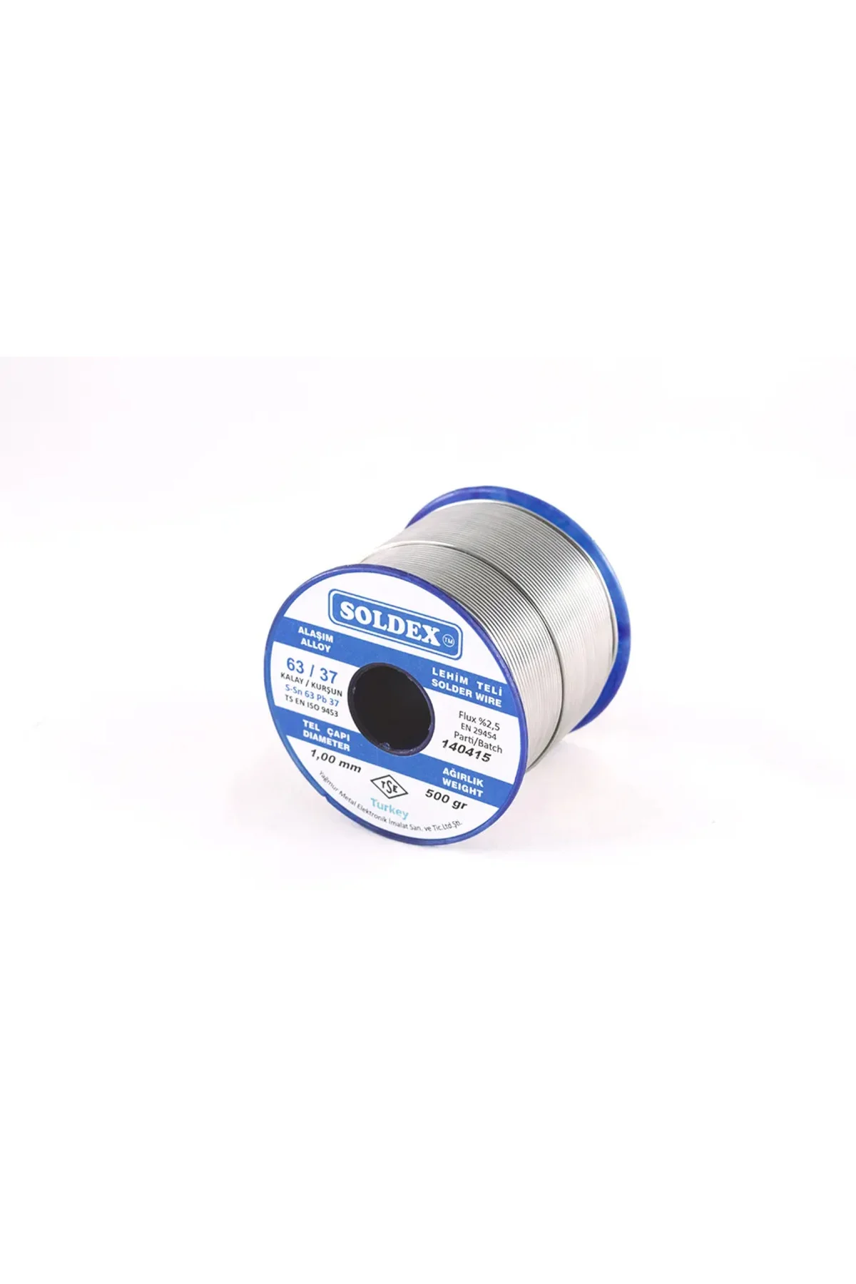 Soldex 63-37 Lehim Teli 500 Gr 1 mm - Sn:63 - Pb:37