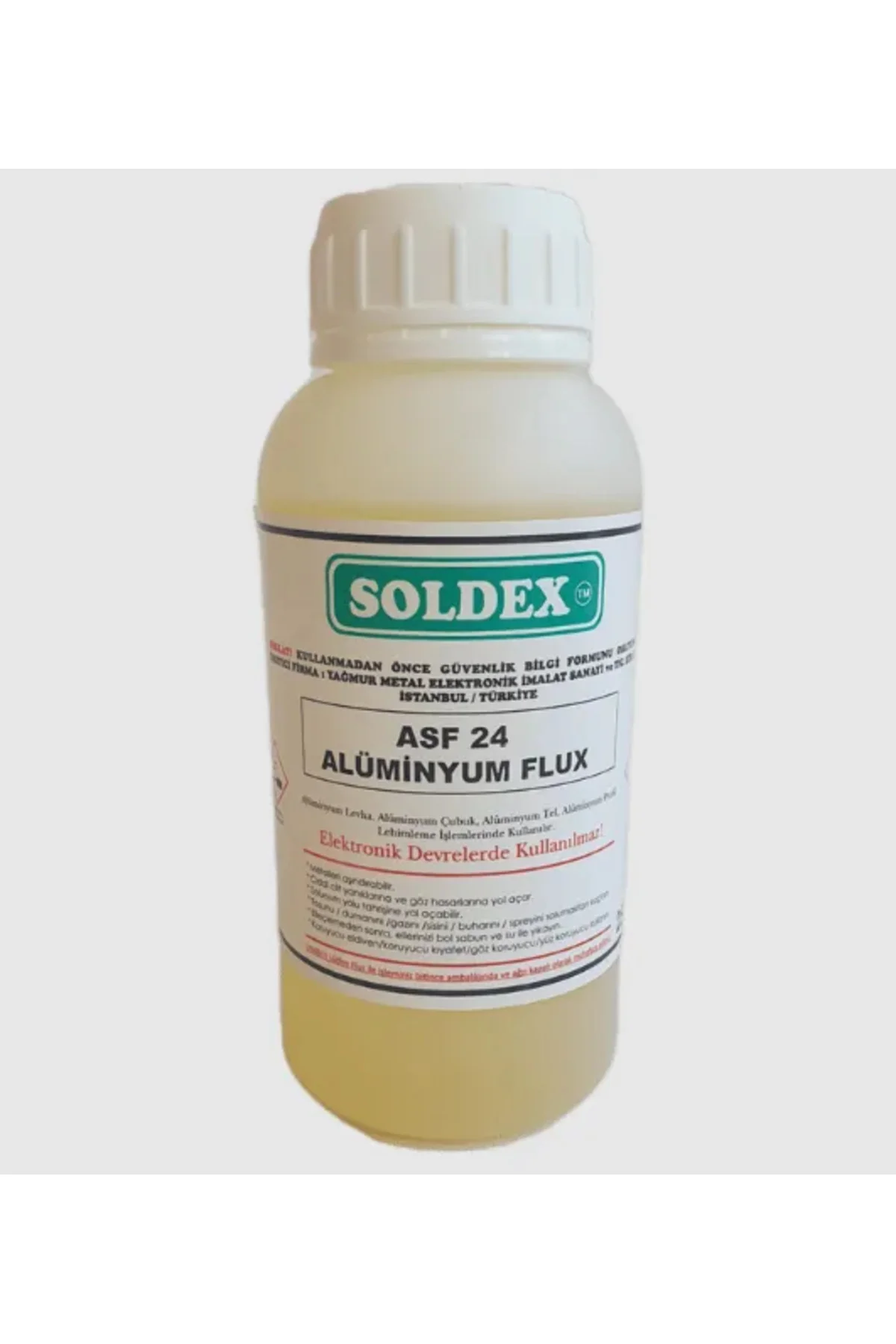 Soldex ASF-24 Alüminyum Flux Lehim Suyu - 250 ml