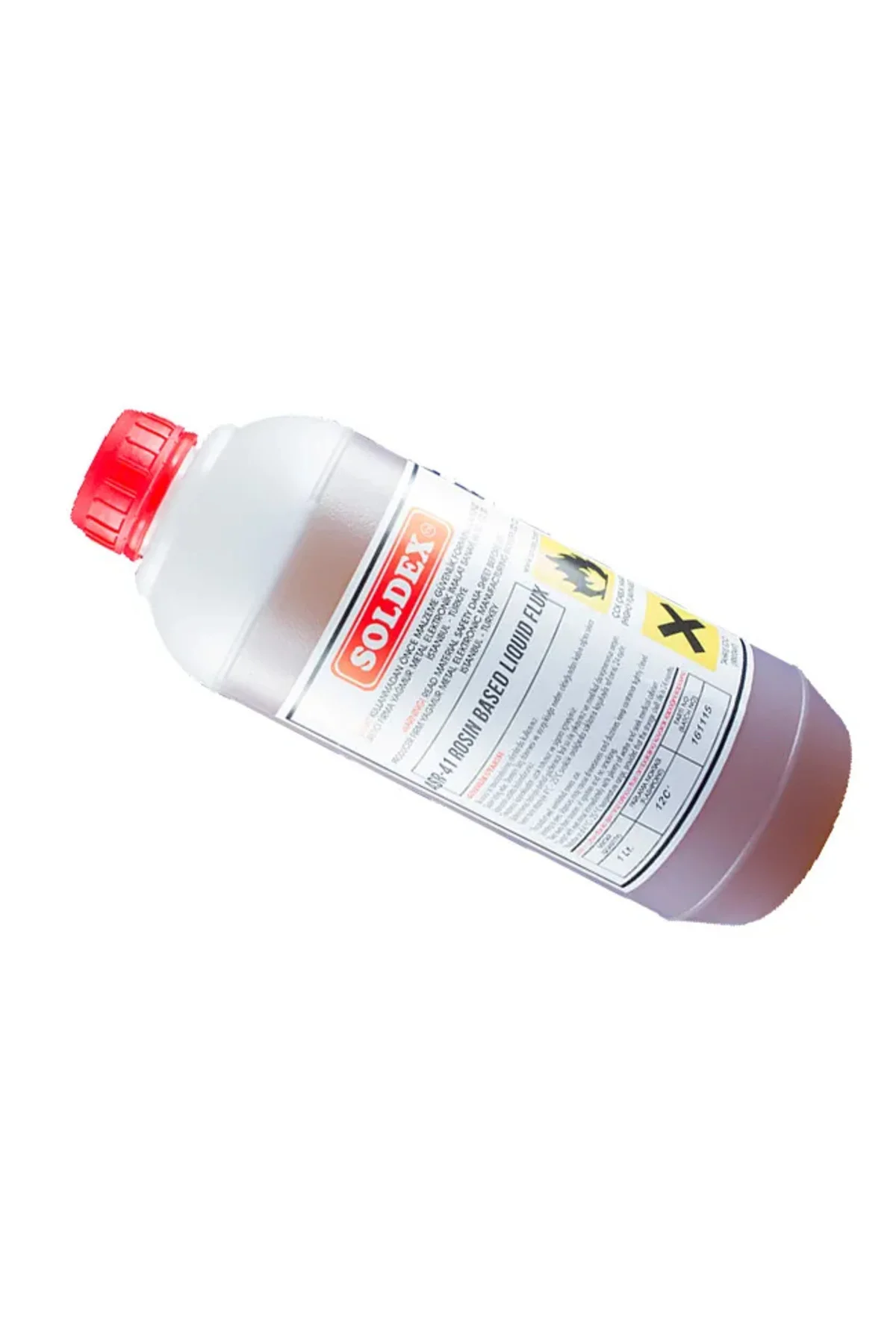 Soldex ASR41 1 LT - Reçine Bazlı Kırmızı Lehim Suyu