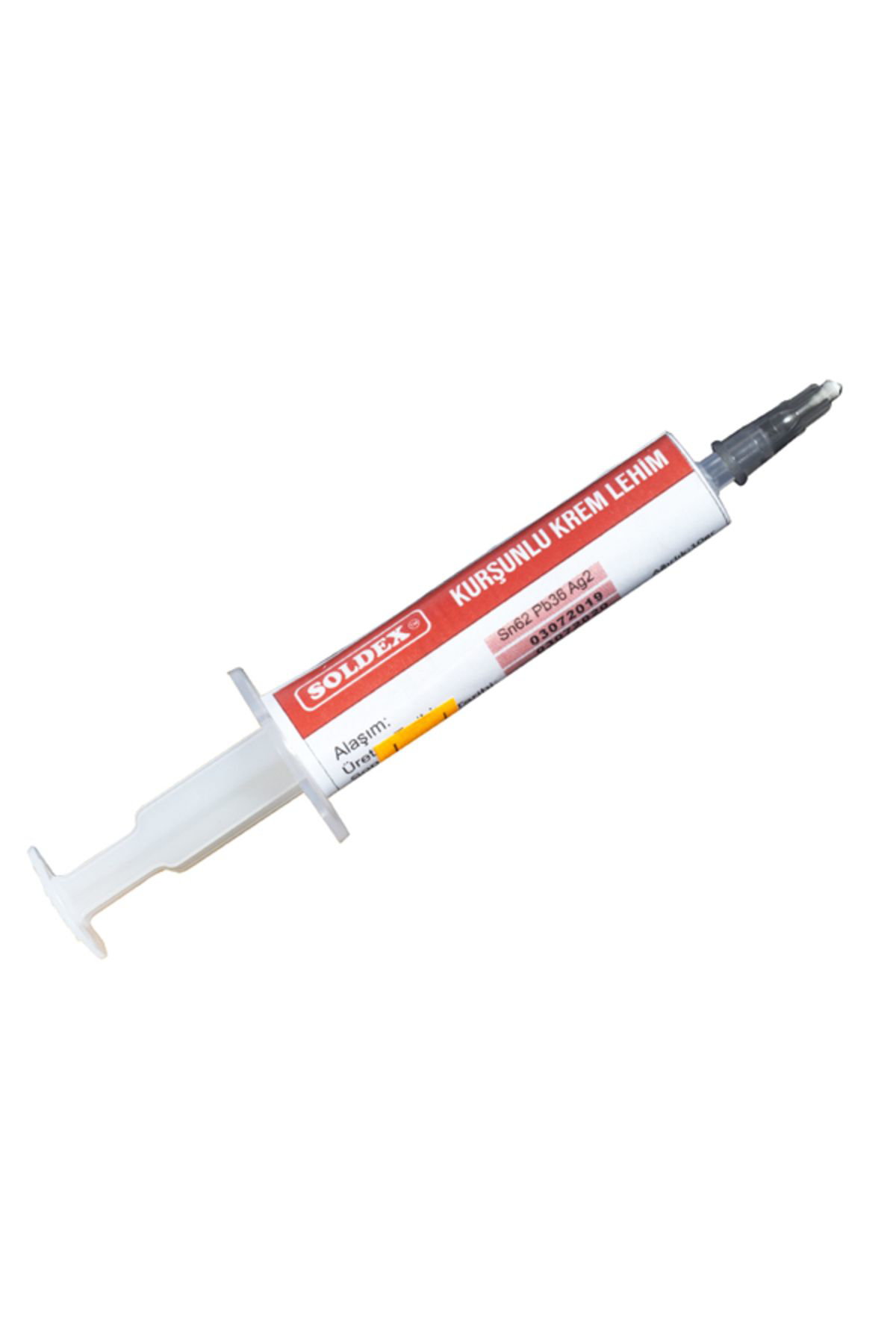 Ok Aksesuar Soldex Kurşunlu Enjektör 10 Gr. Krem Lehim Şiringa  Go50605031410