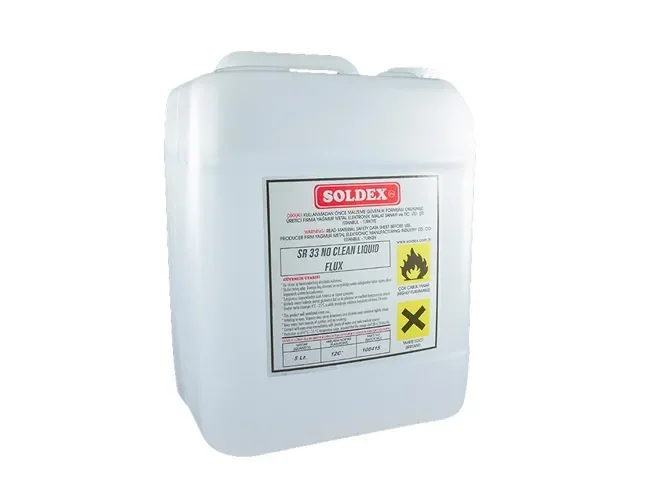 Soldex No Clean Flux 5 Lt Sr33 - Temizleme Gerektirmeyen Lehim Suları