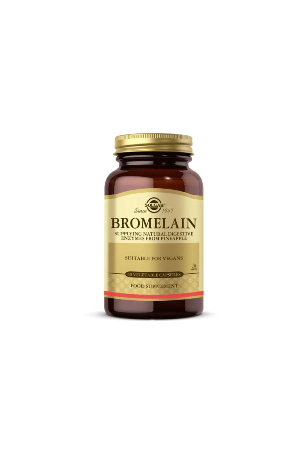 Solgar  Bromelain 150 Mg 60 Kapsül
