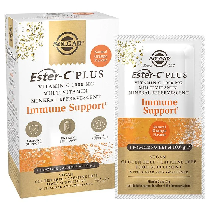 Solgar ESTER-C Plus Vitamin C 1000 MG Efervesan 7 Sachet Fiyatı, Yorumları ve Özellikleri