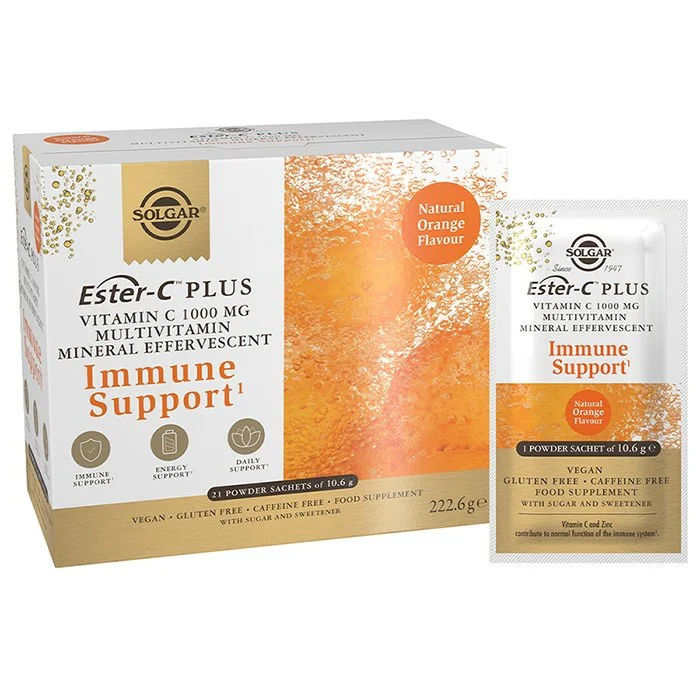 Solgar ESTER-C Plus Vitamin C 1000 MG Efervesan 21 Sachet Fiyatı, Yorumları ve Özellikleri