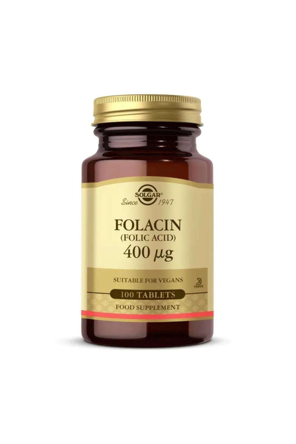 Solgar  Folic Acid 400 Mcg 100 Tablet