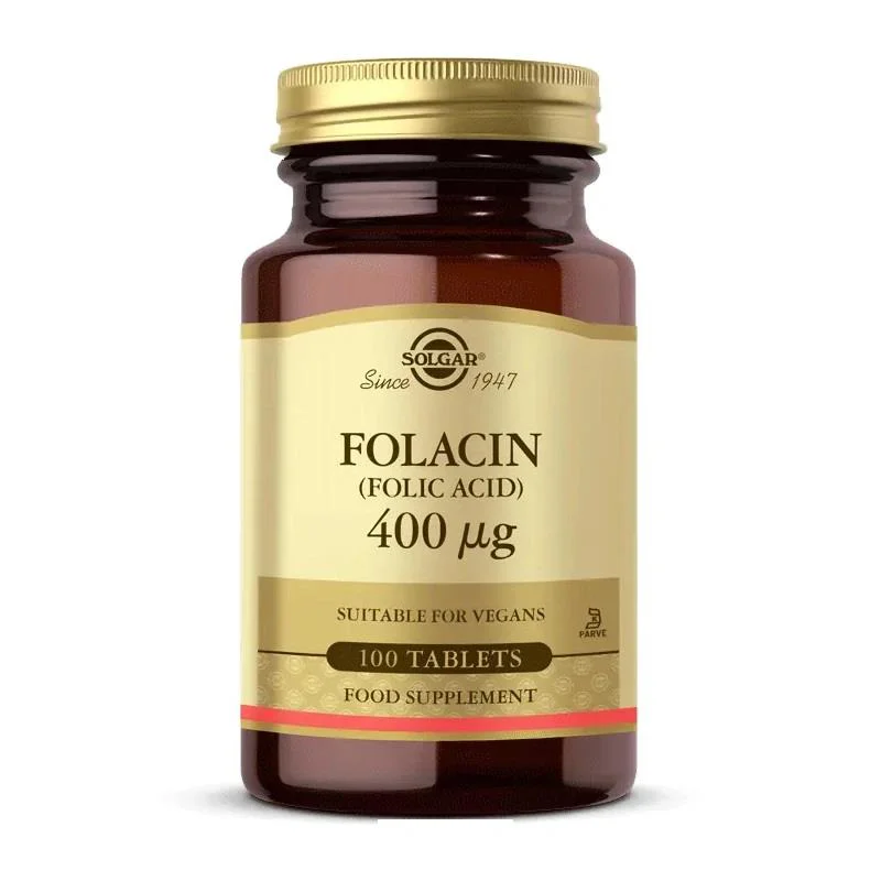 Solgar Folic Acid (Folacin) 400 Mcg 100 Tablet Fiyatı, Yorumları ve Özellikleri