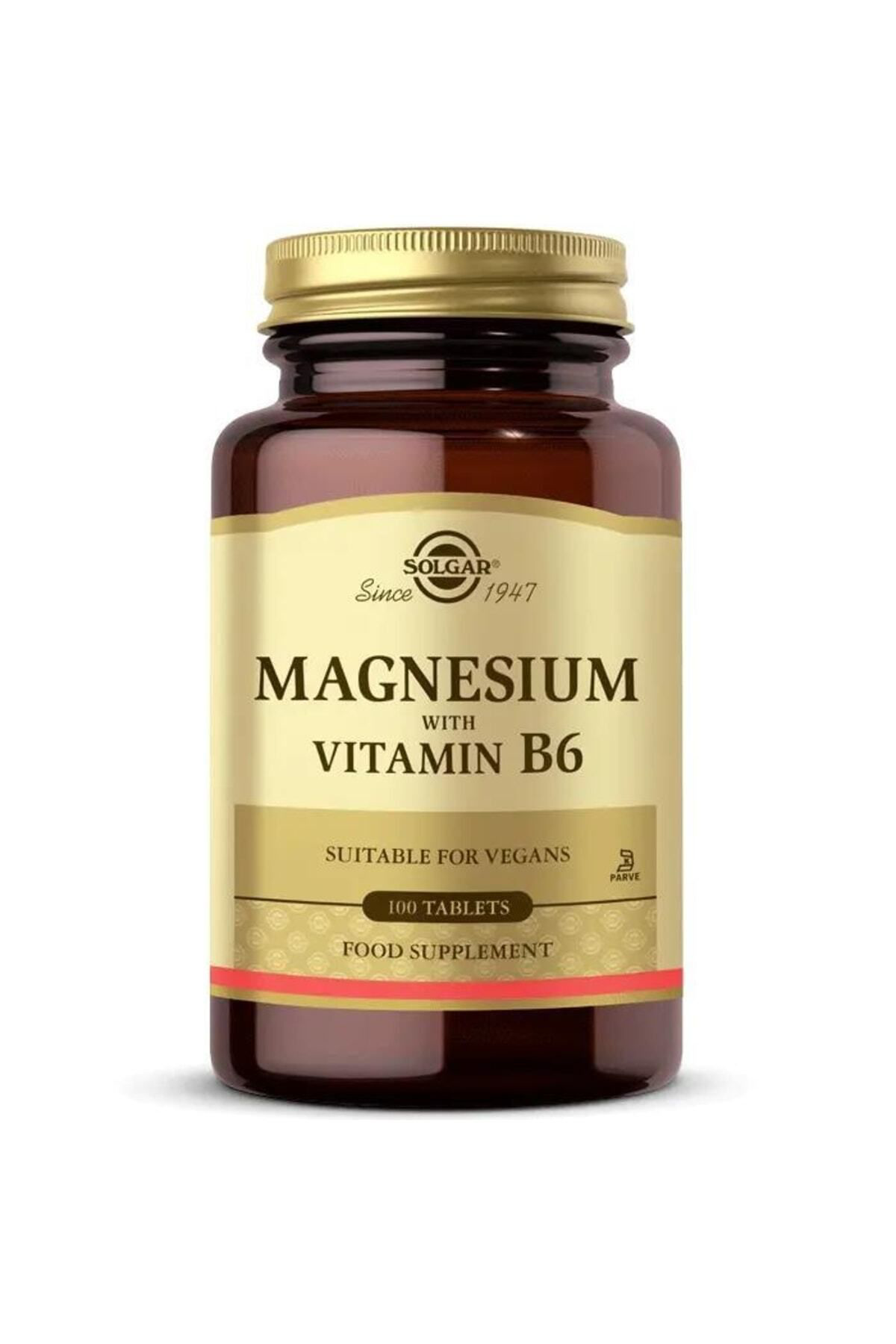 Solgar  Magnesium With Vitamin B6 100 Tablet