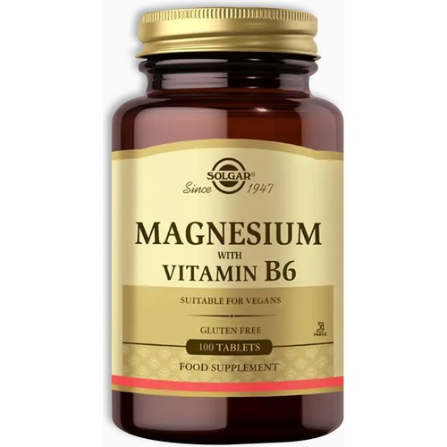 	 İsimsiz Marka: İd 2646545 Solgar Magnesium With Vitamin B6 100 Tablet
