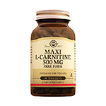 Solgar Maxi L-Carnitine 500 Mg 30 Tablet
