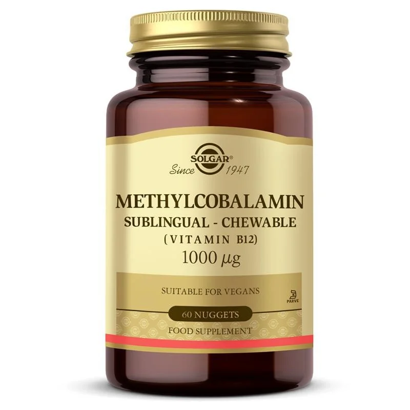 Solgar Methylcobalamin - Vitamin B12 1000mcg Sublingual 60 Tablet Fiyatı, Yorumları ve Özellikleri