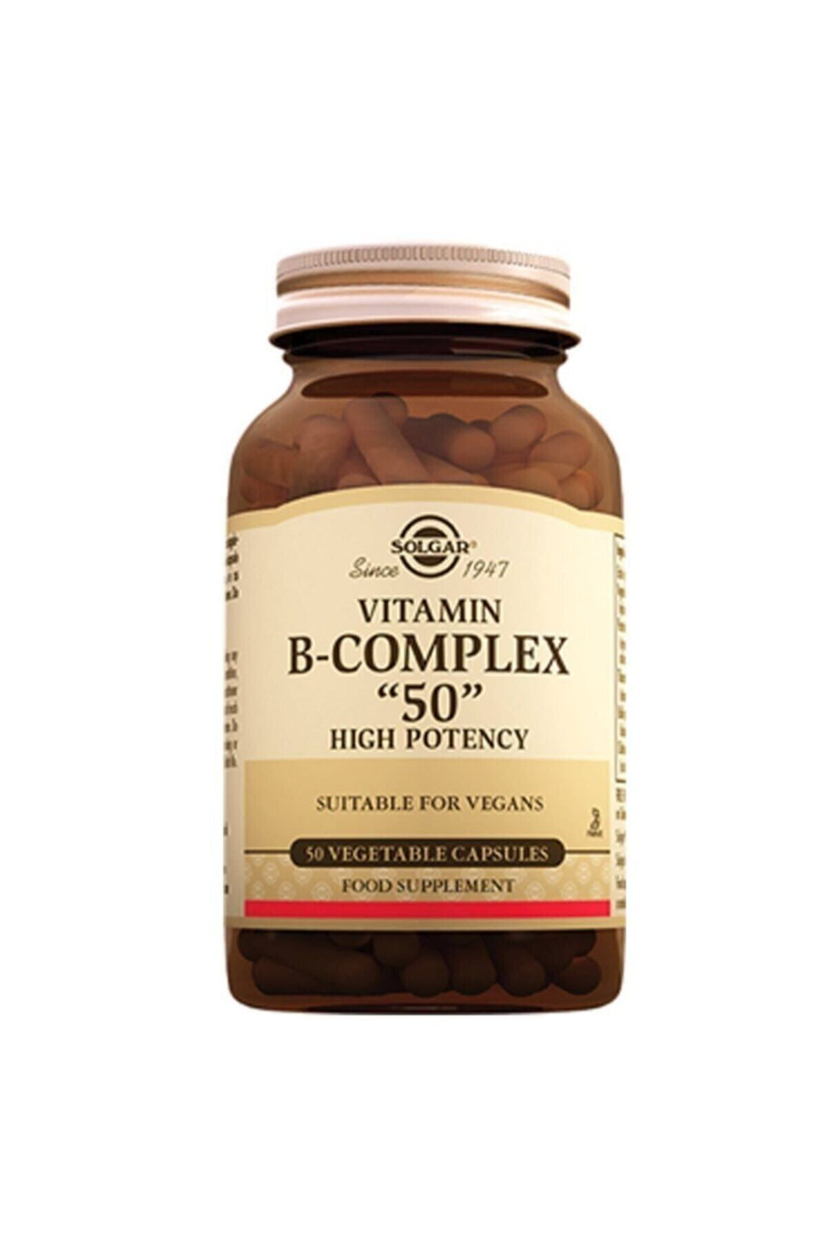 Solgar  Vitamin B Complex 50 Mg 50 Kapsül