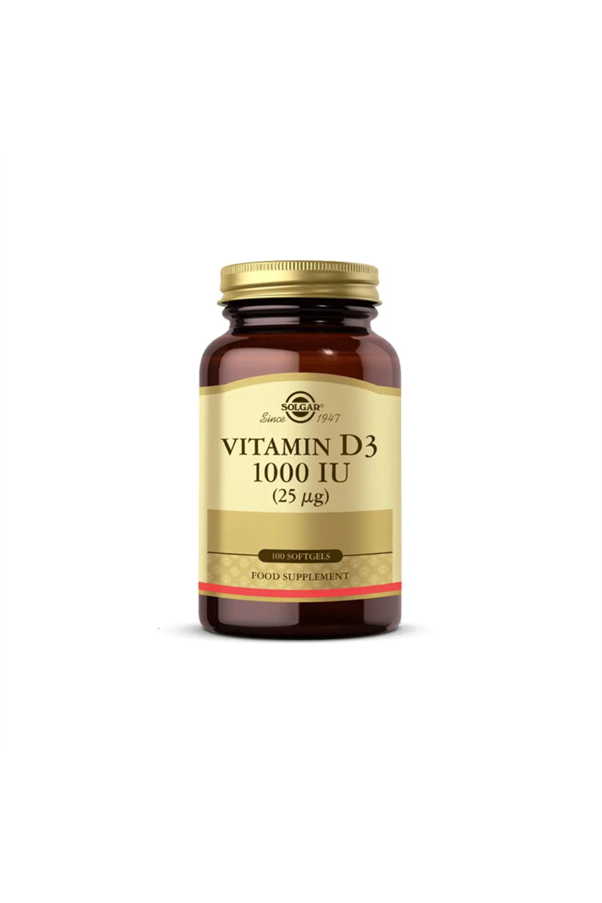 Solgar  Vitamin D3 1000 İu 100 Tablet