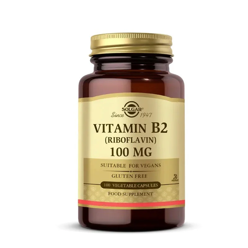 Solgar Vitamin B2 (Riboflavin) 100mg Vegi Kapsül 100lu Fiyatı, Yorumları ve Özellikleri