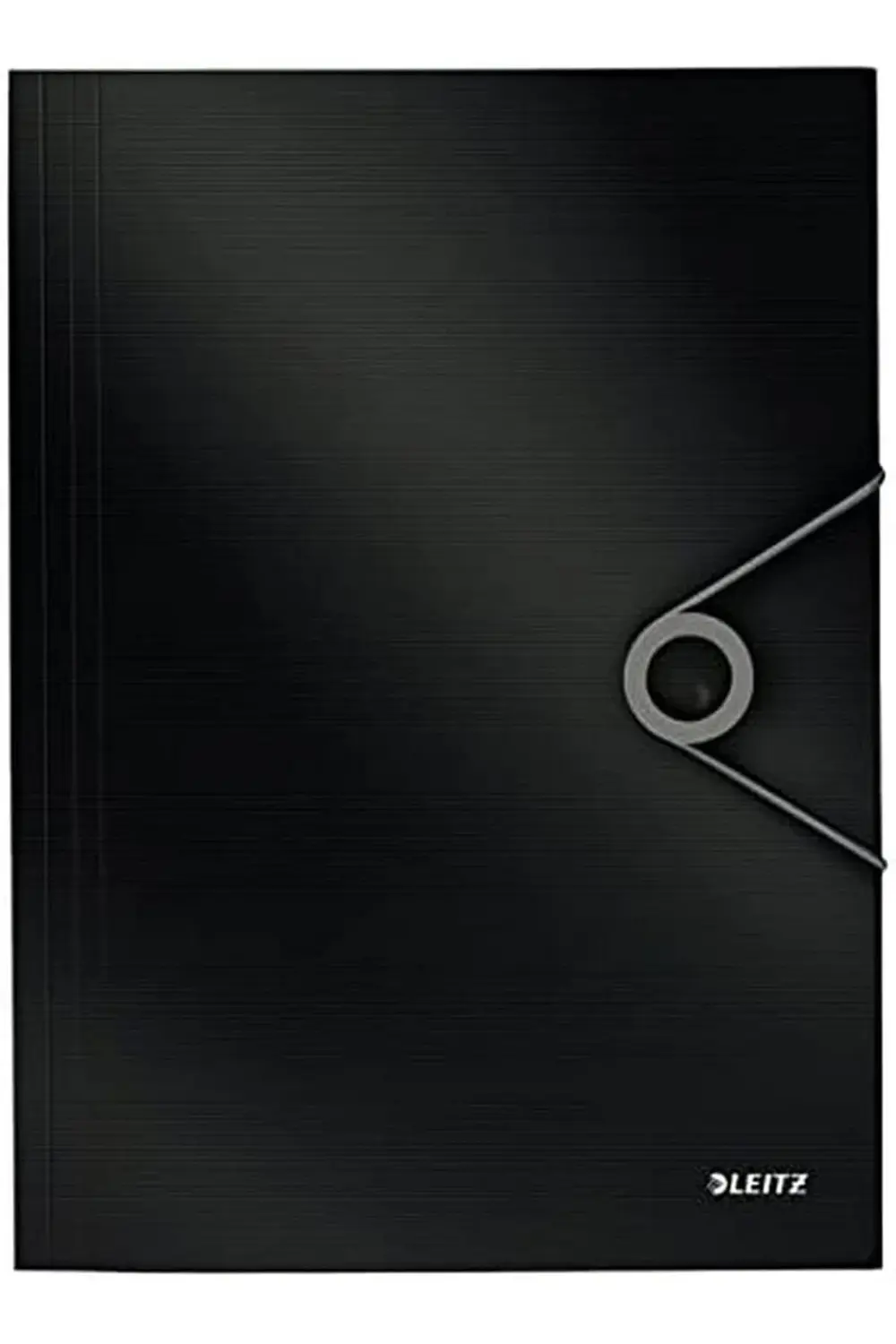 Solid İnce Lastikli Dosya, 150 Sayfa Kapasiteli, Siyah, 45631095