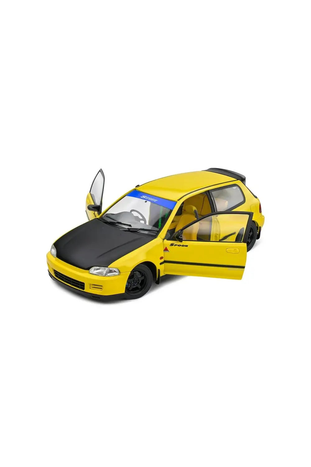 Solido S1810402 1/18 Honda Civic (EG6) Spoon Version – Yellow Car