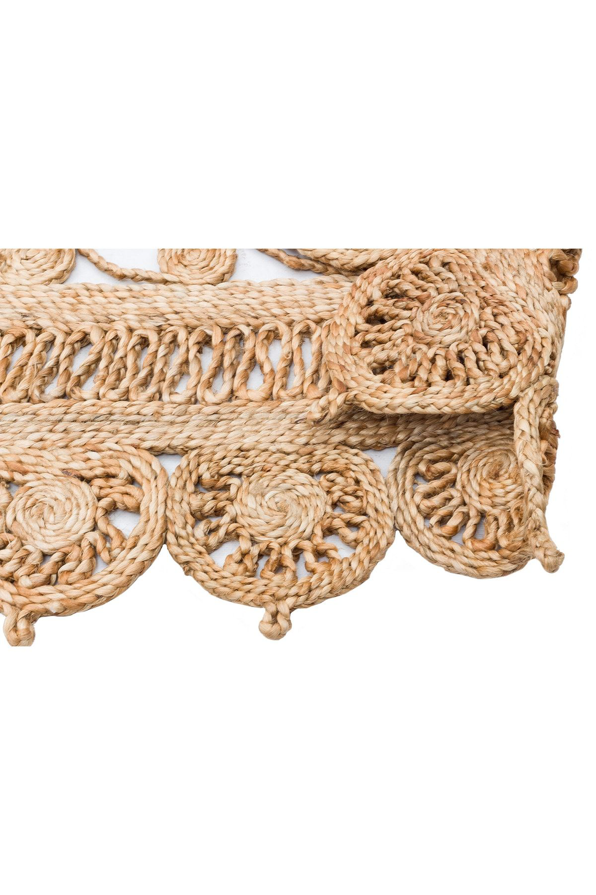 Solo Jüt Ca-109 Natural Xw Jüt Ile Üretilen El Dokuma Sisal Kilim