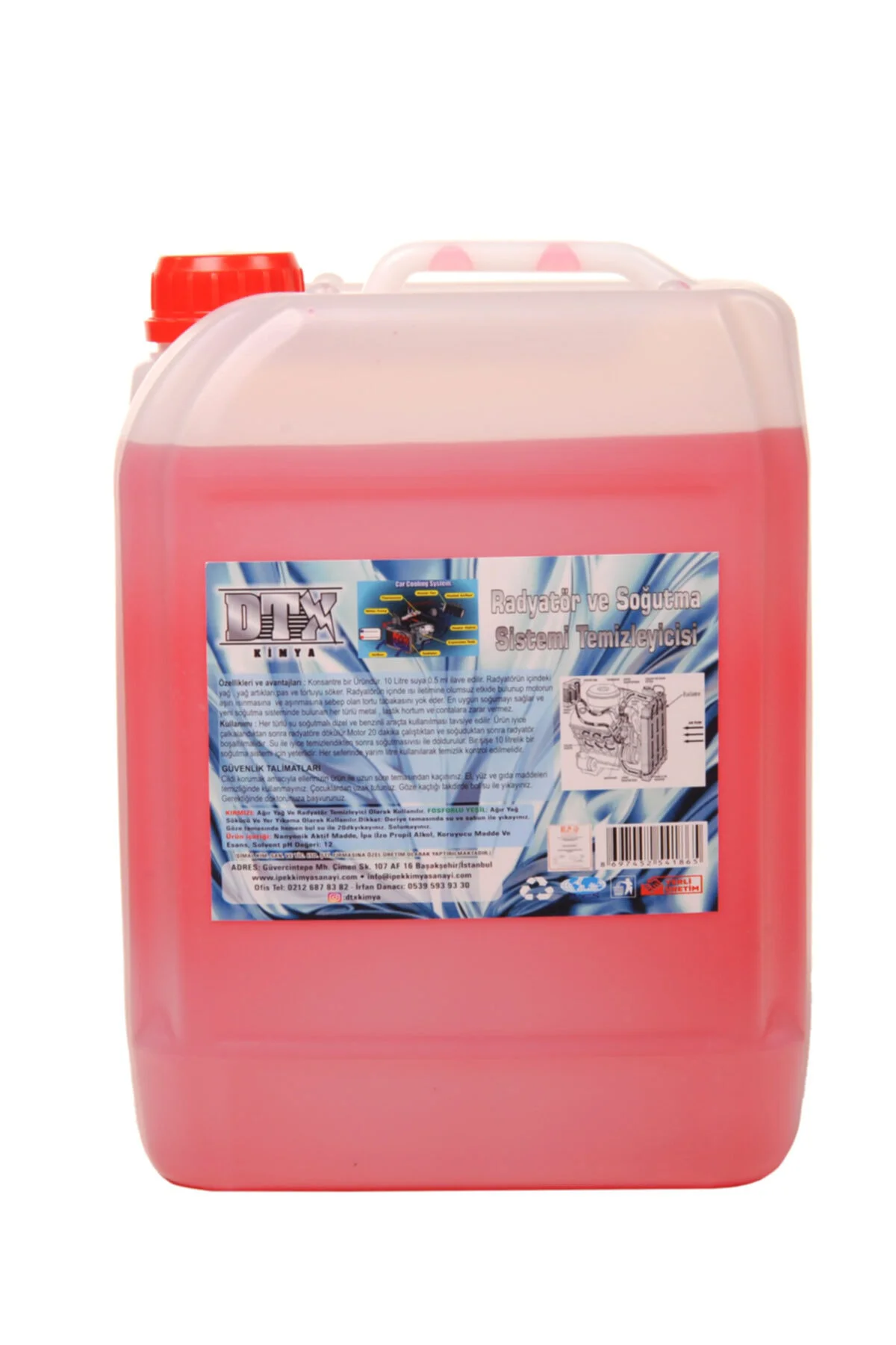 Solventli Radyatör Temizleyici 22/25 Lt Radiator Cleaner And Cond