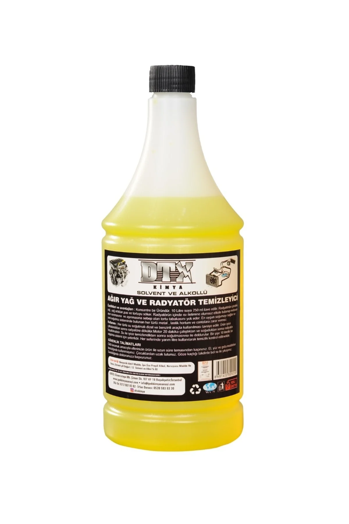 Solventli Turbo Ve Intercooler Temizleme Sıvısı 1 Lt