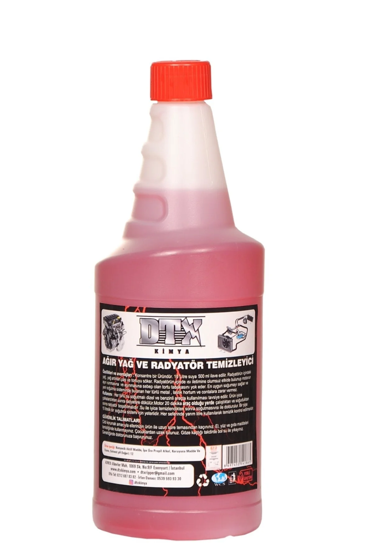 Solventsiz Ağır Yağ Sökücü Ve Radyatör Temizleyici 1/1-3 Konsantr