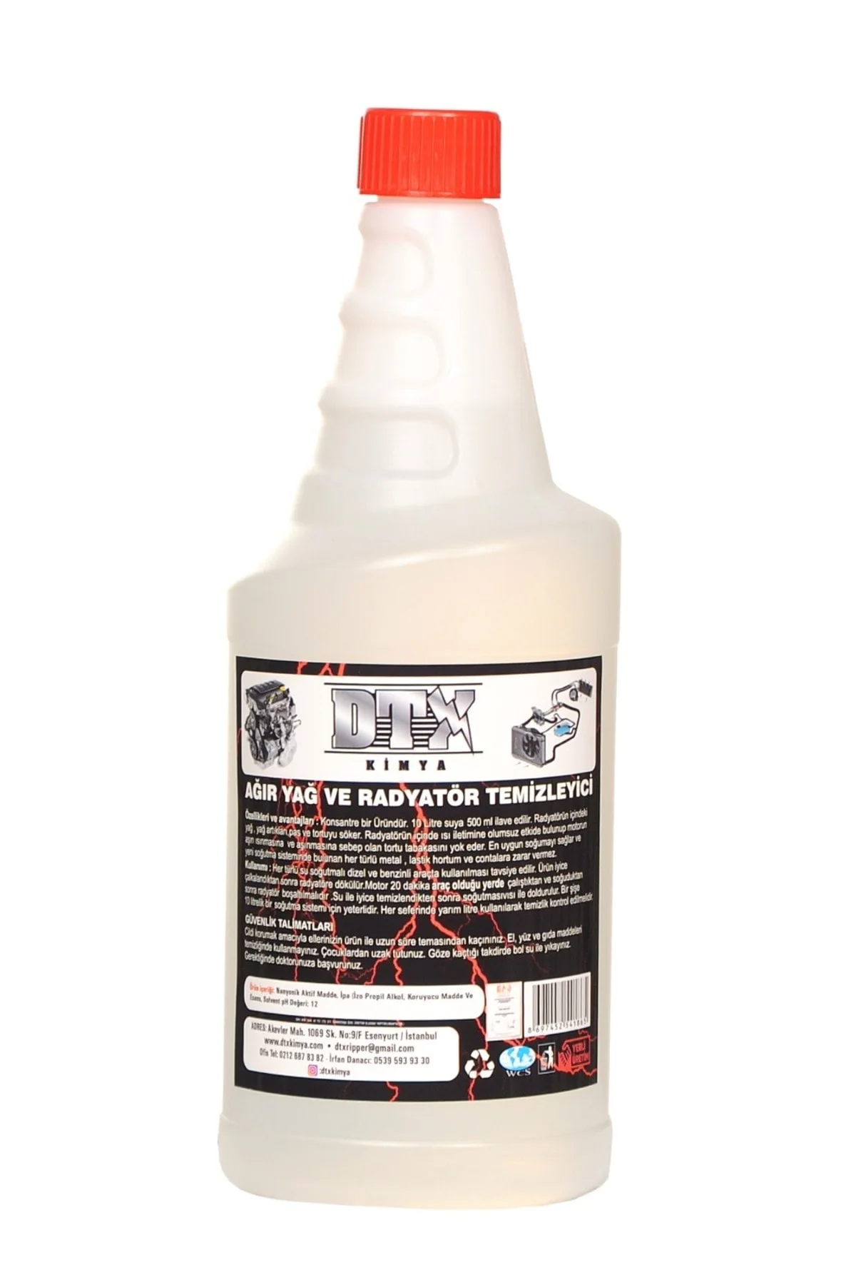 Solventsiz Ağır Yağ Sökücü ve Radyatör Temizleyici 1/1-3 Konsantr