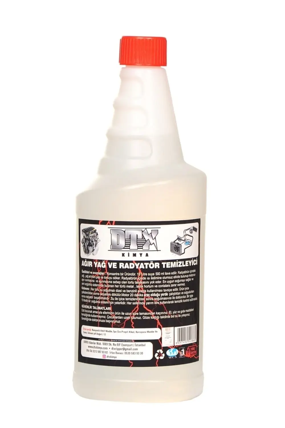 Solventsiz Ağır Yağ Sökücü ve Radyatör Temizleyici 1/1-3 Konsantr