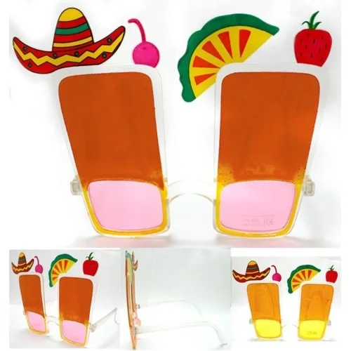 Sombrero Hawaii Fiesta Meyve Figürlü Gözlük Sombrero Hawaii Fiesta Meyve Figürlü Gözlük
