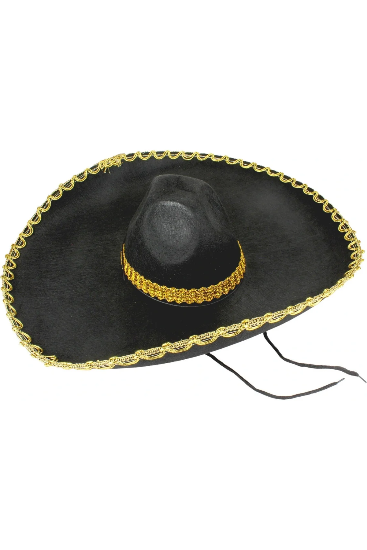 Sombrero Meksika Şapkası Mariachi Altın Şeritli Yetişkin Boy Sombrero Meksika Şapkası Mariachi Altın Şeritli Yetişkin Boy - Görsel 2
