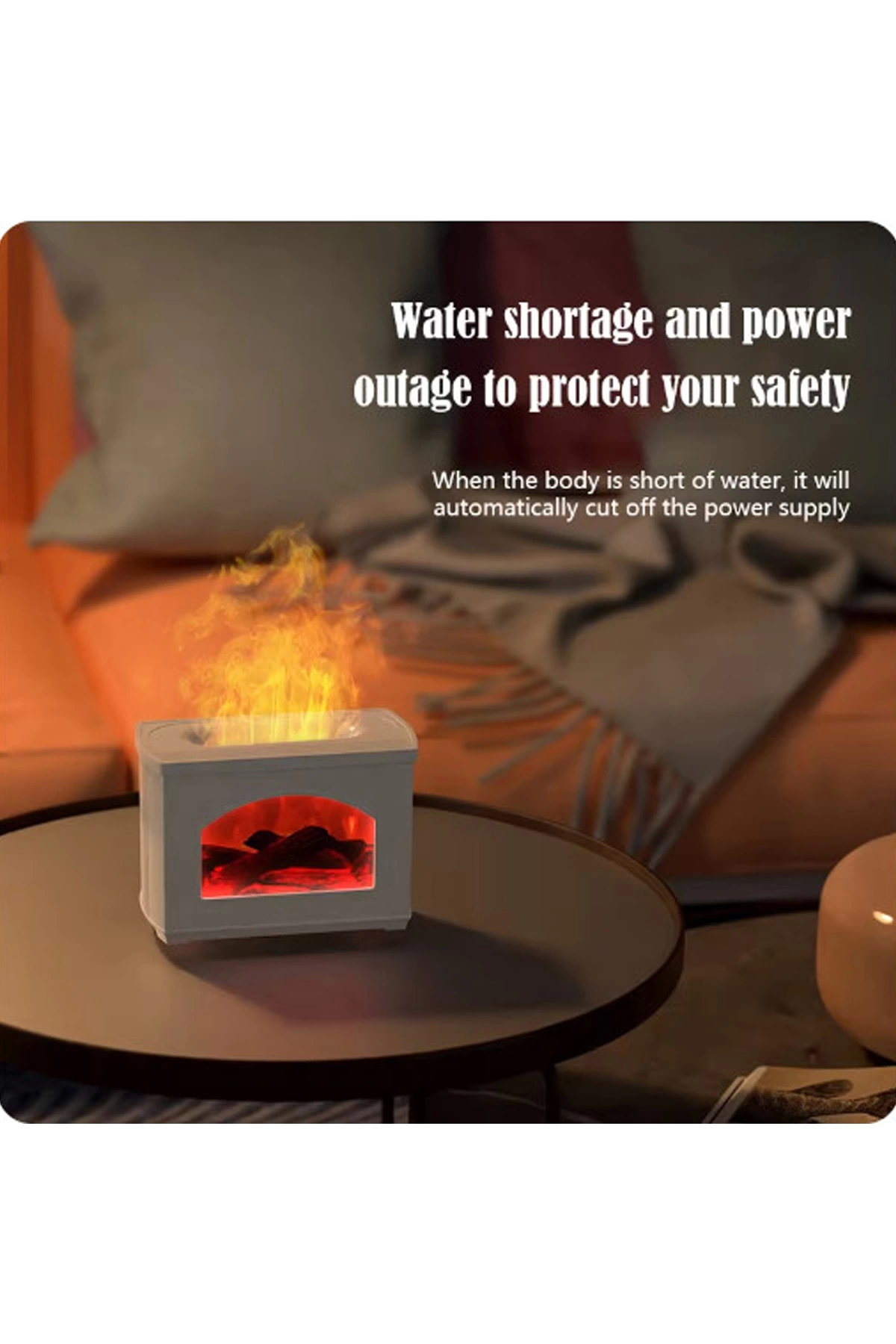 Şömine Hava Nemlendirici Aromatik Oda Kokusu 270 Ml Difüzörü Buha