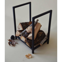 Şömine Odun Kovası Dekoratif Odun Sehpası