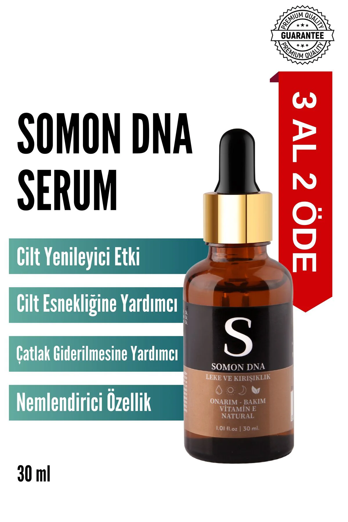 Somon Dna Serum - Leke & Yaşlanma Karşıtı, Onarım, Bakım Cilt Yüz