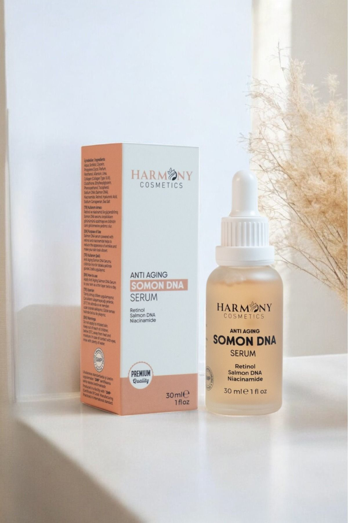 Harmony Cosmetics Türkiye Somon Dna Sikilaştirici Serum Termal Yüz Yikama Jeli 2'Li Set