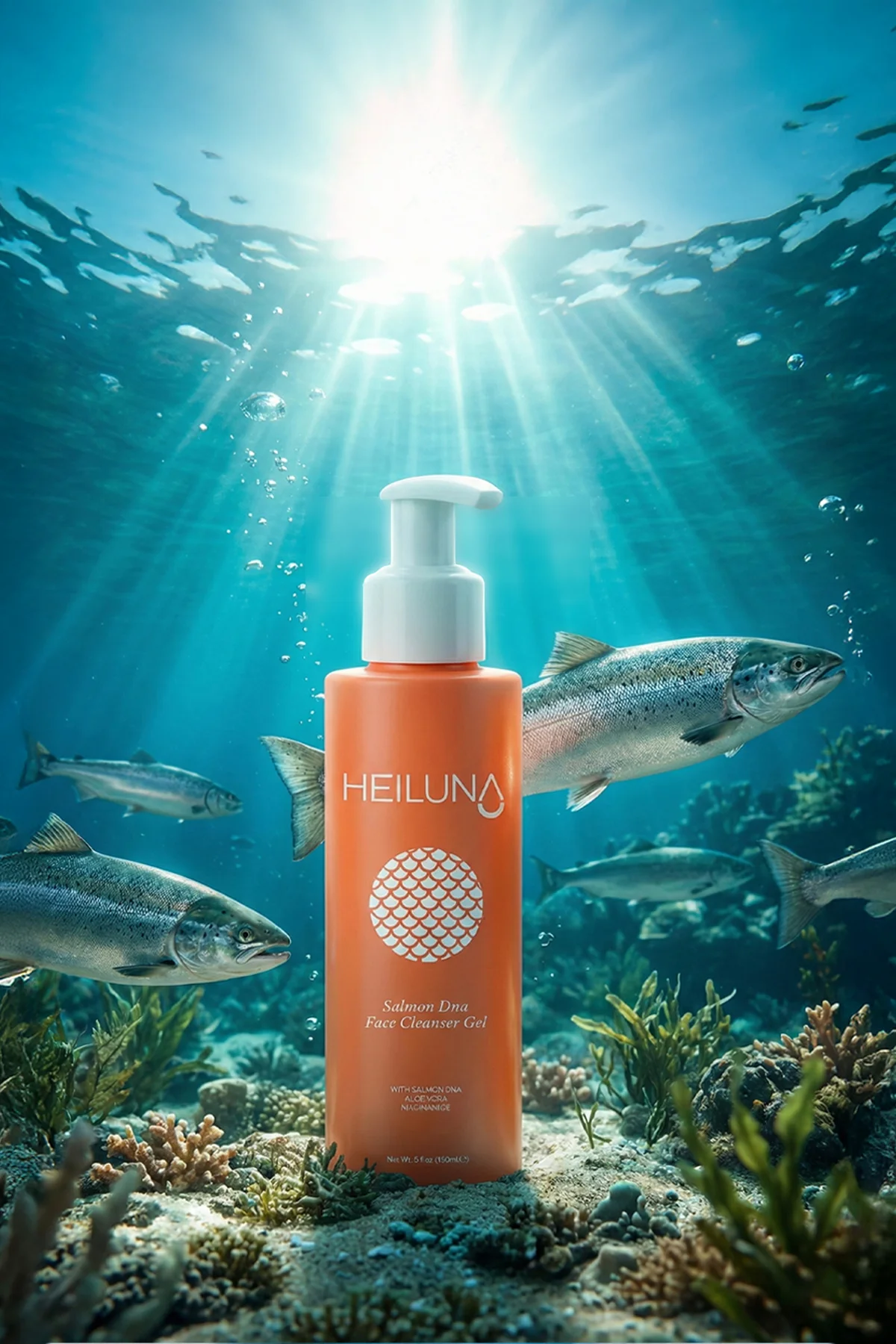 Somon DNA Yüz Temizleme Jeli | Aloe Vera & Niasinamid | 150 ml