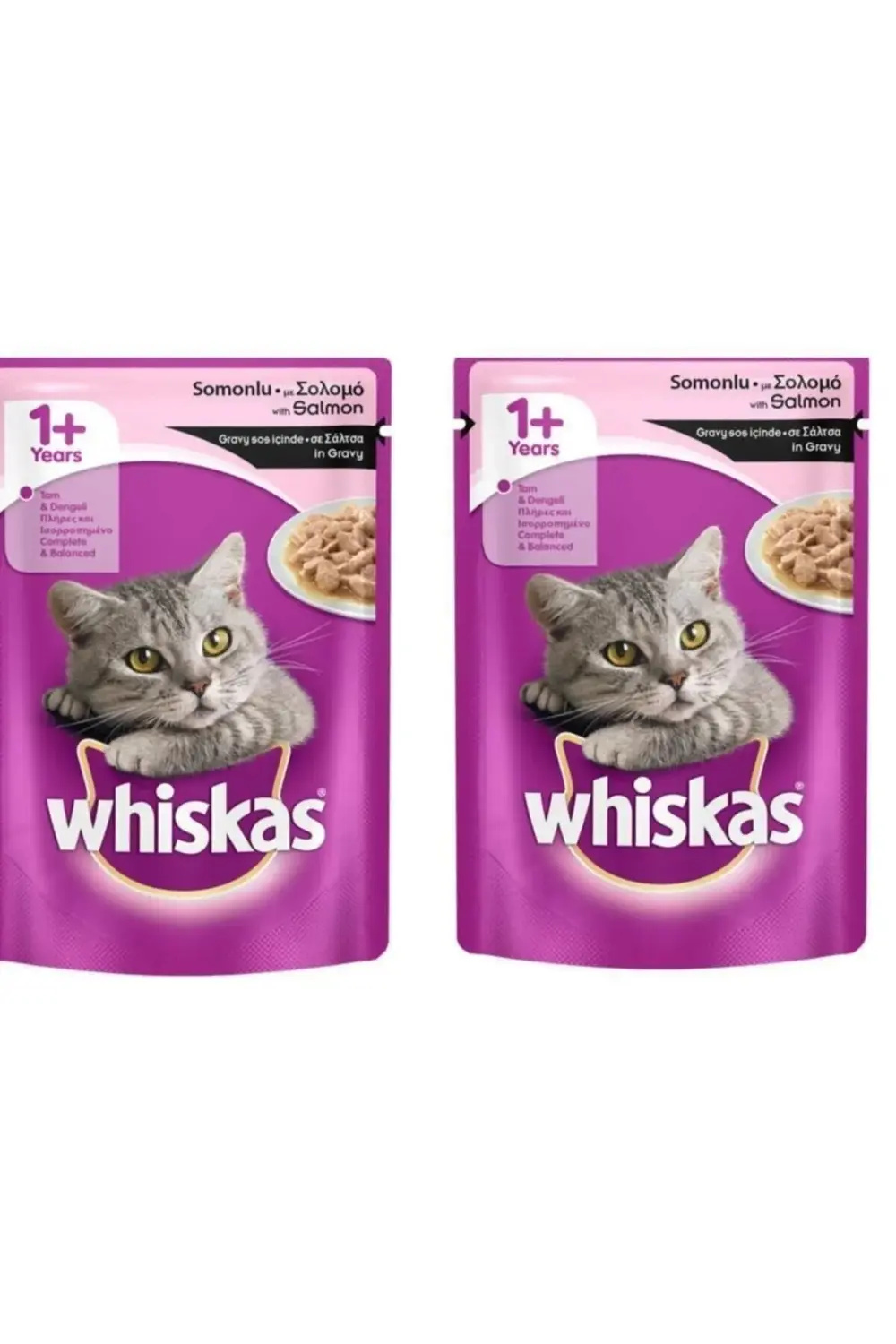 Somon Pouch Yaş Mama 100gr Somonlu (SALMON) X 2 Adet