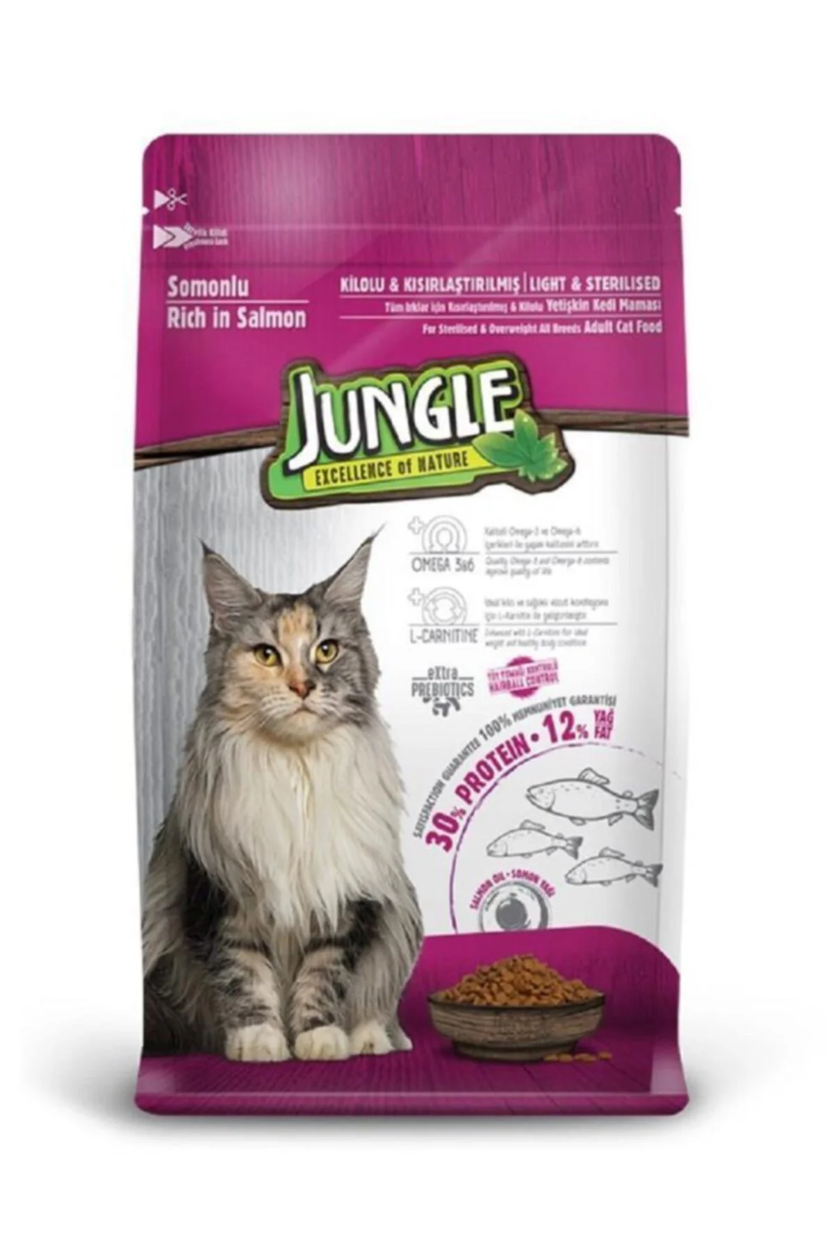 Somonlu Sterilesed Kısırlaştırılmış Kedi Maması 500 gr
