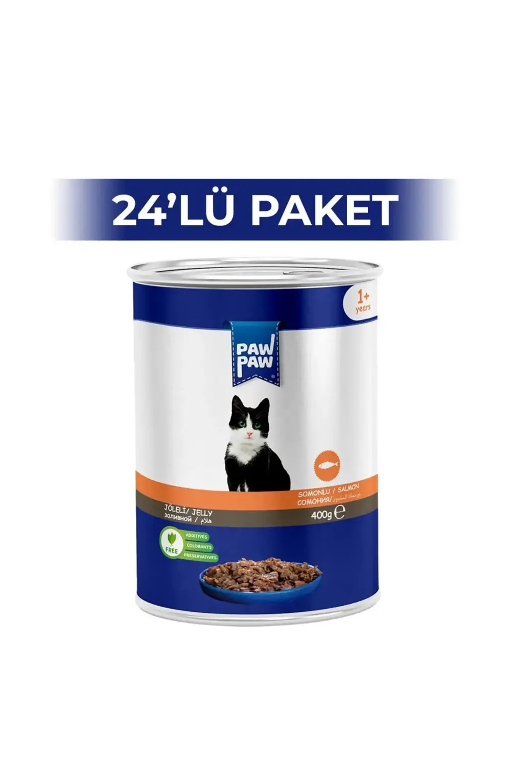 Somonlu Yetişkin Kedi Konservesi 400 gr (24 ADET)