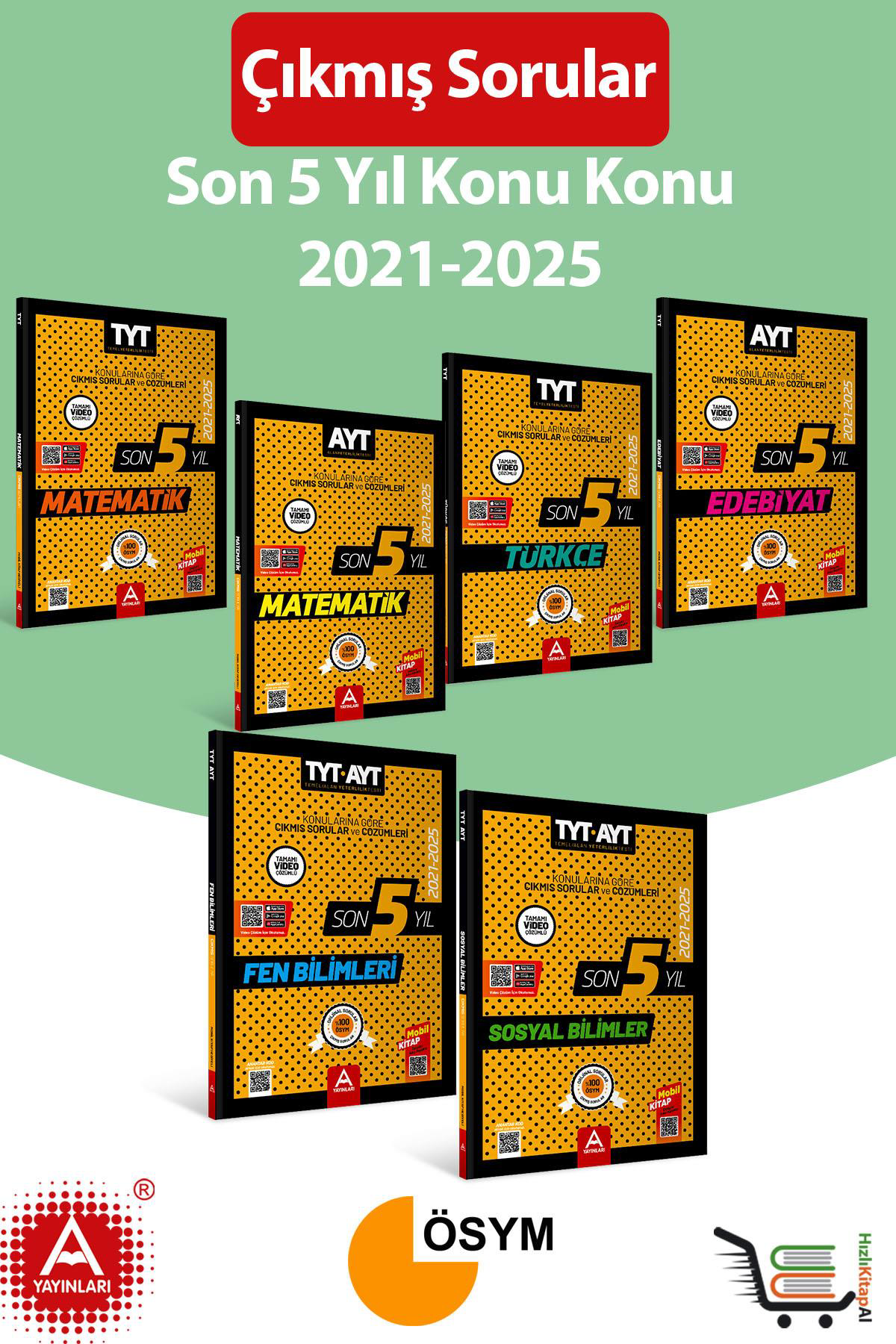 Son 5 Yıl AYT-TYT Konu Konu Çıkmış Sorular Seti 2021-2025 Yılları Son 5 Yıl AYT-TYT Konu Konu Çıkmış Sorular Seti 2021-2025 Yılları