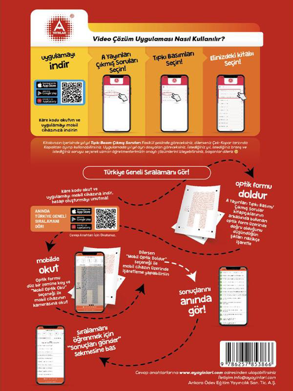 Son 7 yıl TYT Çıkmış Sorular-Tıpkı Basım-Bire Bir ÖSYM-Tamamı Vid